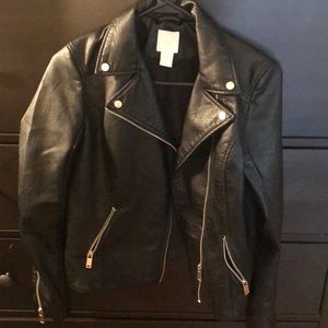 H&M faux leather jacket